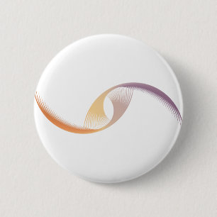 Abstracte vlucht ronde button 5,7 cm