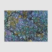 Abstracte vochtige Rozen Floral Pattern Roos Garde Tissuepapier (Voorkant)