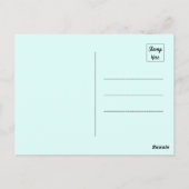 Abstracte vogel op een tak briefkaart (Achterkant)