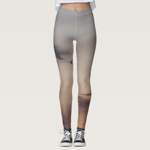 Abstracte vogellegger leggings