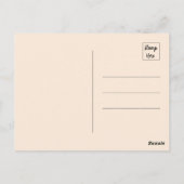 Abstracte vogelstand op een tak briefkaart (Achterkant)