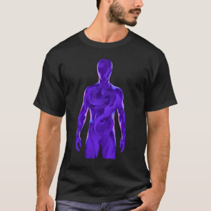 Abstracte Void Menselijke Donkere Aesthetic T-Shir T-shirt