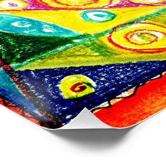 Abstracte volgorde perfect poster (Hoek)