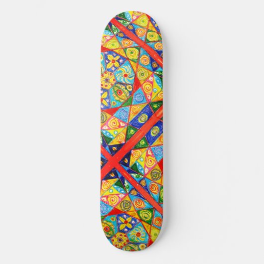 Abstracte volgorde skateboard (Voorkant)