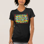 Abstracte volgorde t-shirt (Voorkant)