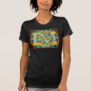 Abstracte volgorde t-shirt