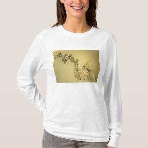 Abstracte vorm gevormd door aftappen van water t-shirt