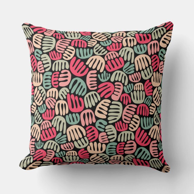 Abstracte vormen 301122 - kleuren 02 kussen (Voorkant)