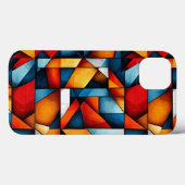 Abstracte vormen Case-Mate iPhone case (Achterkant (horizontaal))