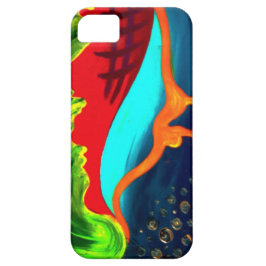 Abstracte vormen drippy iPhone 11 hoesje