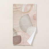 Abstracte vormen en patronen bad handdoek (Handdoek)