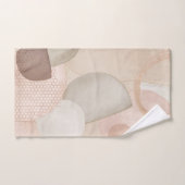 Abstracte vormen en patronen bad handdoek (Handdoek)