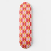 Abstracte vormen kleurig patroon skateboard (Voorkant)