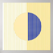 abstracte vormen kunst poster (Voorkant)