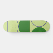 abstracte vormen kunst skateboard (Horizontaal)