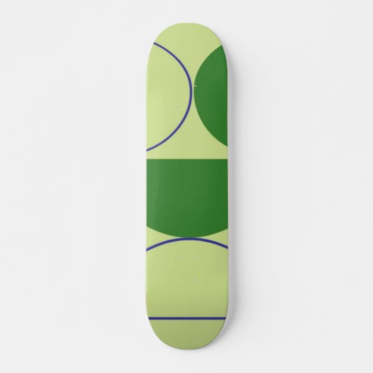 abstracte vormen kunst skateboard (Voorkant)