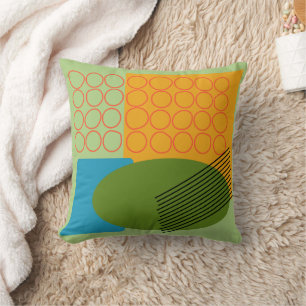 Abstracte vormen kussen