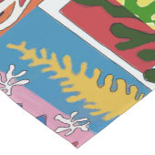 Abstracte vormen, Matisse stijl, voeg tekst toe, K Korte Tafelloper (Hoek)