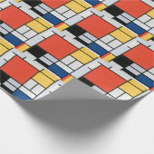 ABSTRACTE VORMEN MET EEN VERMINDERD MONDRIAN CADEAUPAPIER (Hoek)