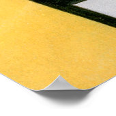 ABSTRACTE VORMEN MET EEN VERMINDERD MONDRIAN POSTER (Hoek)