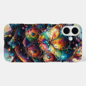 Abstracte vormen met levendige verlopen Case-Mate iPhone case (Achterkant (horizontaal))