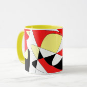 abstracte vormen mok (Voorkant links)