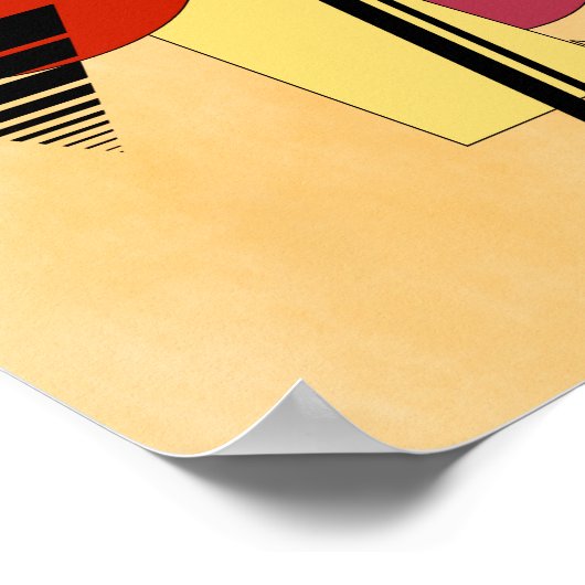 Abstracte vormen poster (Hoek)