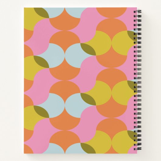 Abstracte vormen uit de middeleeuwen notitieboek (Achterkant)