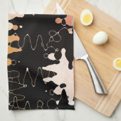 ABSTRACTE vormen van COOL Rustic Theedoek (Quarter Fold)