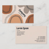 Abstracte vormen visitekaartje (Voorkant / Achterkant)