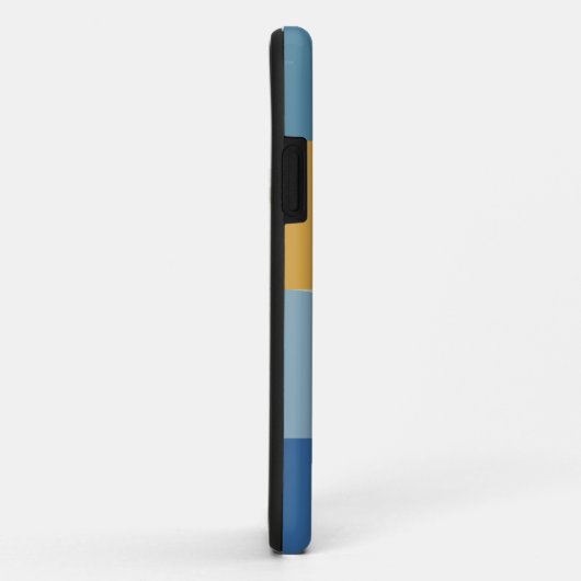 Abstracte vormgeving met middengeometrie, aangepas Case-Mate iPhone case (Achterkant/rechts)