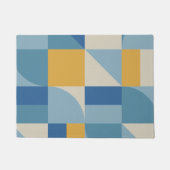 Abstracte vormgeving met middengeometrie deurmat (Voorkant)