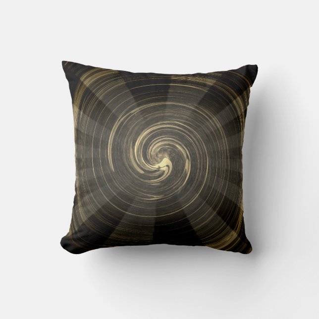 Abstracte Vortex Pillow Kussen (Voorkant)