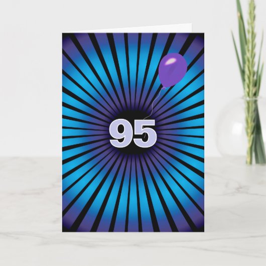 Abstracte vortex voor 95e verjaardag kaart (Voorkant)