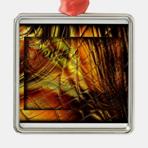 Abstracte vrede in het Ornament van glas