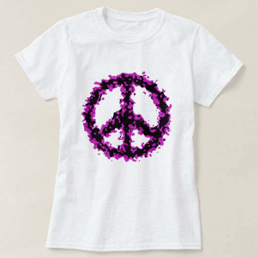 Abstracte vrede t-shirt (Design voorkant)