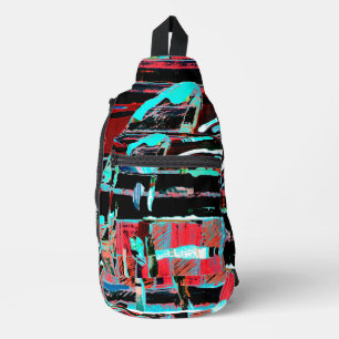 Abstracte Vrijheid – Artistieke Schoudertas Sling Bag