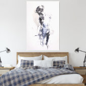 Abstracte vrouw figuur - canvas afdruk (Insitu (Slaapkamer))