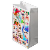 Abstracte vrouw klein cadeauzakje (Achterkant Gekanteld)