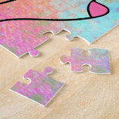 Abstracte vrouwengezichten - Stijltekening van het Legpuzzel (Zijkant)