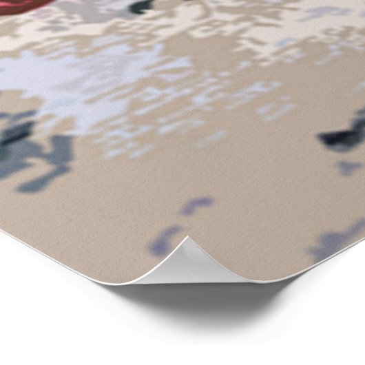 Abstracte vruchten poster (Hoek)