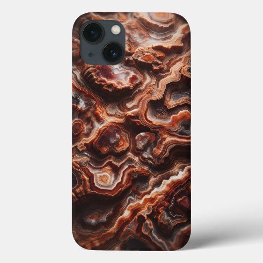 Abstracte vurige agaat gelaagde telefoonhoes - Aar Case-Mate iPhone Case (Achterkant)