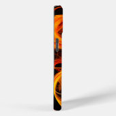 Abstracte vuurbal kunst Case-Mate iPhone case (Achterkant / Rechts)