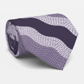 Abstracte Wabi Sabi, Paars van Eggplant, Lila Stropdas (Opgerold)