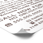 Abstracte wand, schilder en decorator poster (Hoek)