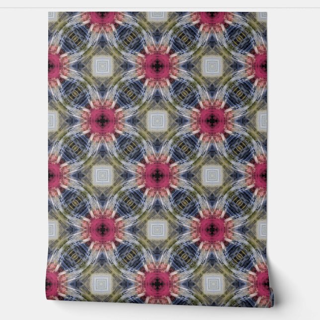 Abstracte wandkunst behang (Afrollen)