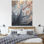 Abstracte wandkunst | Beste moderne kunst Canvas Afdruk (Insitu (Slaapkamer))
