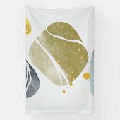 Abstracte wandkunst spandoek (Verticaal)