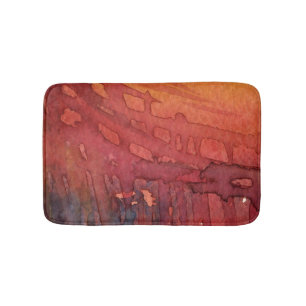 Abstracte waterverf 3 badmat