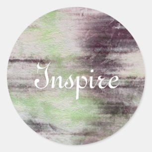 abstracte waterverf achtergrond op papier ronde sticker